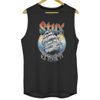 Styx 1977 Tour Black Unisex Tank Top | Favorety UK