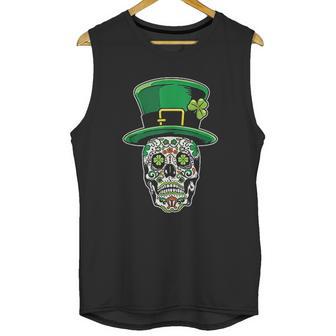 Sugar Skull Saint Patricks Day Of Dead Unisex Tank Top | Favorety AU