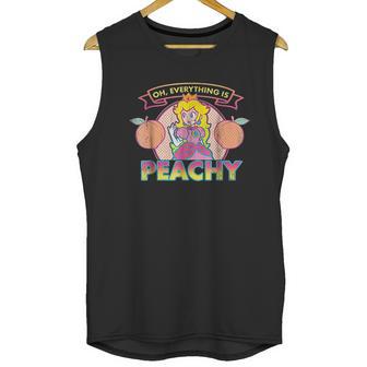 Super Mario Princess Peach Everything Peachy Unisex Tank Top | Favorety AU