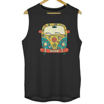 Surf Camping Bus Model Love Retro Peace Hippie Surfing 60S Unisex Tank Top | Favorety CA