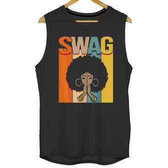 Swag Vintage Melanin Queen Unisex Tank Top | Favorety UK