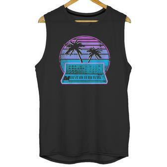 Synthwave Vintage Retrowave Pastel Goth Analog Synthesizer Unisex Tank Top | Favorety AU