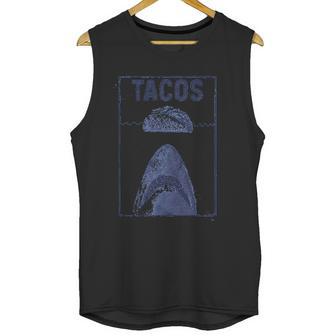 Tacos Shark Funny Jaws Cinco De Mayo Unisex Tank Top | Favorety