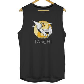 Tai Chi Yin Yang Crane Chinese Art Unisex Tank Top | Favorety