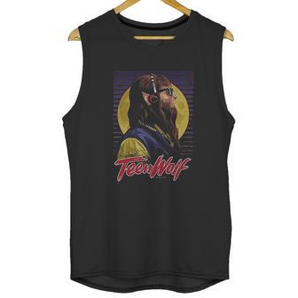 Teen Wolf Classic 1980S Comedy Film Walkman Headphones Wolf Unisex Tank Top | Favorety AU