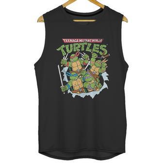 Teenage Mutant Ninja Turtles Break Through Unisex Tank Top | Favorety