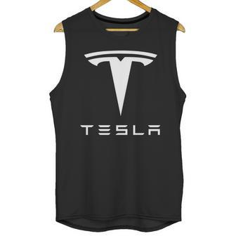 Tesla Logo Merchandise Shirt Unisex Tank Top | Favorety AU