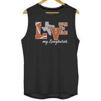 Texas Longhorns Love My Longhorns Unisex Tank Top | Favorety CA