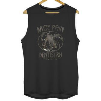 Three Stooges Juniors Moe Pain Sheer Unisex Tank Top | Favorety