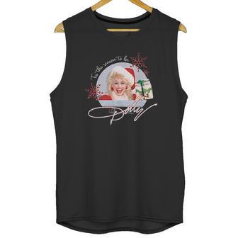 Tis The Season To Be Dolly Vintage Unisex Tank Top | Favorety