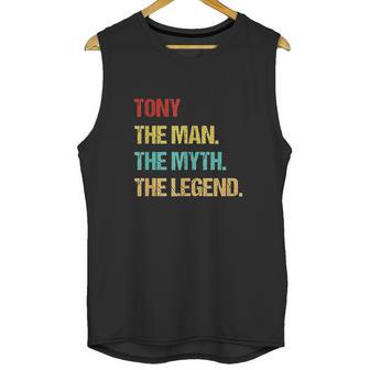 Tony The Man The Myth The Legend Unisex Tank Top | Favorety DE