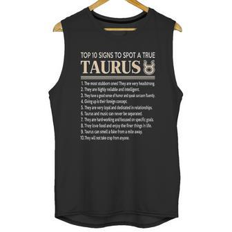 Top 10 Sings To Spot A True Taurus Unisex Tank Top | Favorety UK