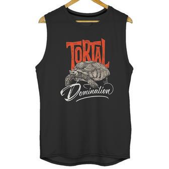 Tortoise Tortal Domination Turtle Unisex Tank Top | Favorety UK