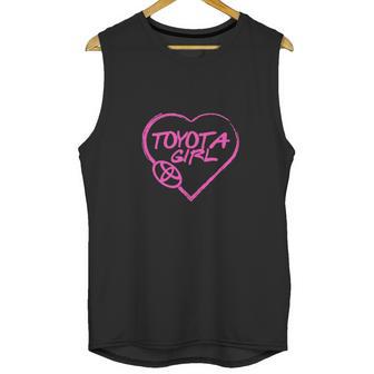 Toyota Girl Pink Heart Lovely Unisex Tank Top | Favorety CA