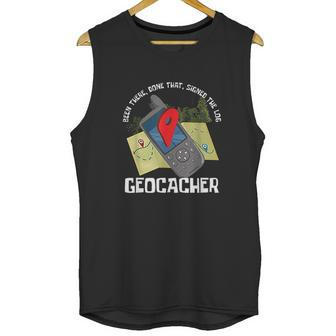 Treasure Hunter Geocache Hunting Signed The Log Geocacher Unisex Tank Top | Favorety