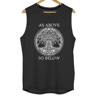 Tree Of Life As Above So Below Unisex Tank Top | Favorety DE