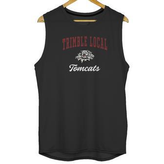 Trimble Local High School Tomcats C3 Unisex Tank Top | Favorety