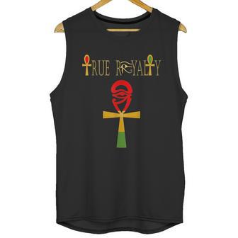 True Royalty Black Melanin Kemetic Apparel African Unisex Tank Top | Favorety