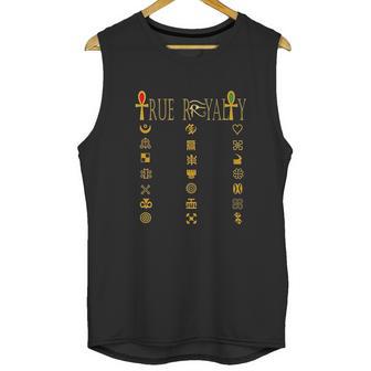 True Royalty Melanin Kemetic Adinkra Unisex Tank Top | Favorety DE