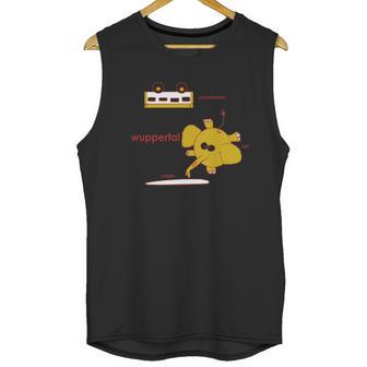 Tuffi Schwebebahn Wuppertal Germany Nrw Elephant Unisex Tank Top | Favorety UK