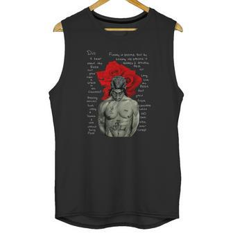 Tupac Shakur Signature The Rose That Grew From Concrete Lyrics Shirt Unisex Tank Top | Favorety AU