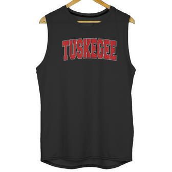 Tuskegee Al Alabama Varsity Style Usa Vintage Sports Unisex Tank Top | Favorety UK