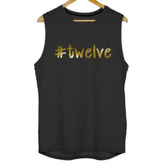 Twelve 12Th Birthday Gold Logo Unisex Tank Top | Favorety