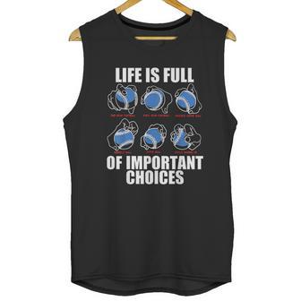 Types Of Baseball Pitches Life Choices Pitcher Player Gift Unisex Tank Top | Favorety CA