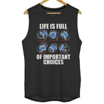 Types Of Baseball Pitches Life Choices Pitcher Player Unisex Tank Top | Favorety