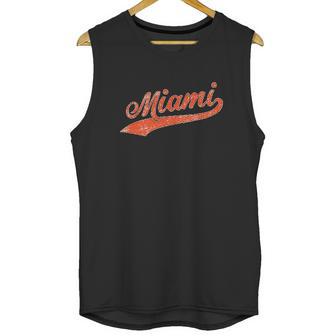 Ugp Campus Apparel City Baseball Script Hometown Pride Unisex Tank Top | Favorety CA