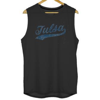 Ugp Campus Apparel Hometown Baseball Script Unisex Tank Top | Favorety CA