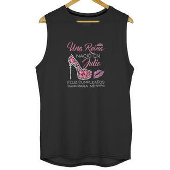 Una Reina Nacio En Julio Feliz Cumpleanos Para Mii Diamonds High Heels Unisex Tank Top | Favorety UK