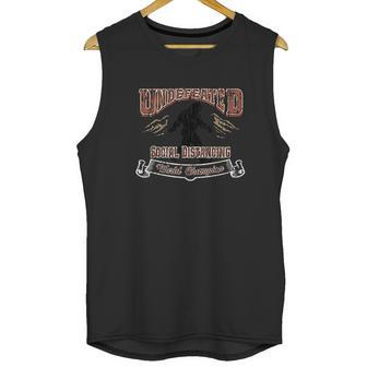 Undefeated Social Distancing Champion Bigfoot Unisex Tank Top | Favorety CA