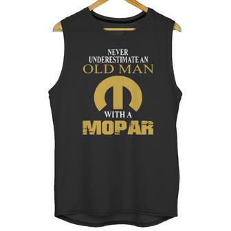 Never Underestimate An Old Man With A Mopar Car Unisex Tank Top | Favorety UK