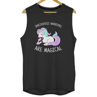 Unicorn Sarcoidosis Awareness Gift Sarcoidosis Warrior Unisex Tank Top | Favorety AU