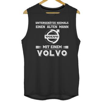 Unterschätze Niemals Einen Alten Mann Volvo Mit Einem Volvo Unisex Tank Top | Favorety AU