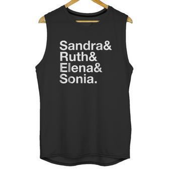 Us Supreme Court Female Justices Ruth Bader Ginsburg Unisex Tank Top | Favorety UK