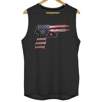 Usa Pistol Gun Unisex Tank Top | Favorety UK