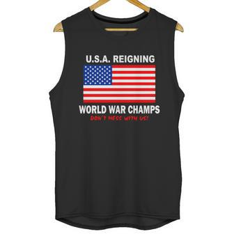 USA Reigning World War Champs Unisex Tank Top | Favorety AU