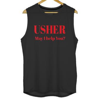 Usher May I Help You Unisex Tank Top | Favorety DE