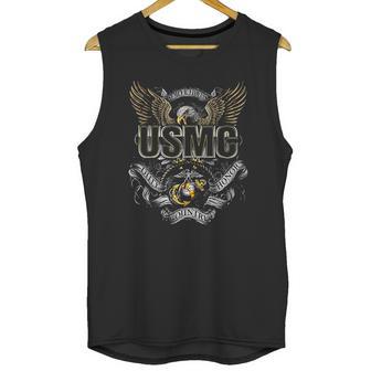 Usmc Duty Honor Country Unisex Tank Top | Favorety