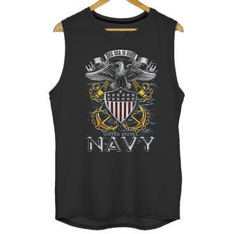 Usn Navy Full Print Eagle Hooded Sweat Unisex Tank Top | Favorety UK