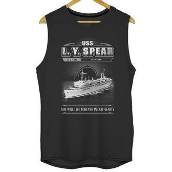 Uss L Y Spear As 36 She Will Live Forever In Our Heart Unisex Tank Top | Favorety UK