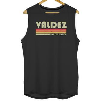 Valdez Surname Funny Retro Vintage 80S 90S Birthday Reunion Unisex Tank Top | Favorety DE