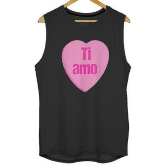 Valentine Italian Ti Amo I Love You Unisex Tank Top | Favorety UK