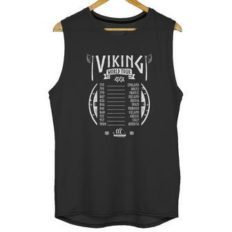 Viking World Tour Dates Odin Norse Viking Mythology Gift Unisex Tank Top | Favorety