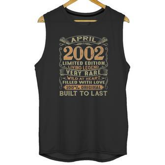 Vintage 19 Years Old April 2002 19Th Birthday Gift Idea Unisex Tank Top | Favorety AU