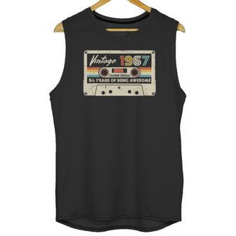 Vintage 1967 Retro Cassette 55Th Birthday 55 Years Old Unisex Tank Top | Favorety CA