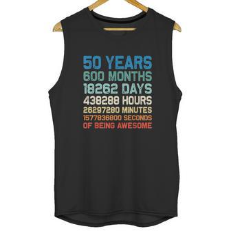 Vintage 1969 52Th Birthday 52 Yrs Old 600 Months Unisex Tank Top | Favorety UK