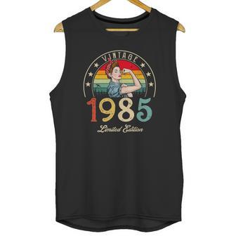 Vintage 1985 Limited Edition 1985 37Th Birthday 37 Years Old Unisex Tank Top | Favorety